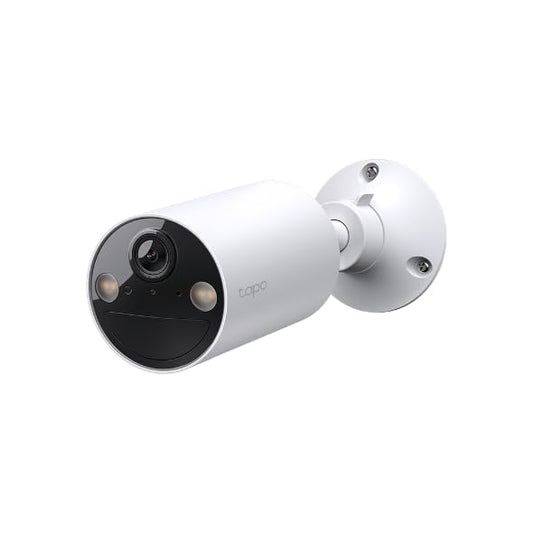 TP-Link Tapo Cámara Wi-Fi de Seguridad Exterior con batería de 180 días, 3MP, Visión Nocturna Full-Color, Funciona con Panel Solar. TC82