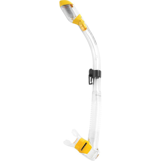 Cressi Esnórquel seco de Buceo para Adultos con Protector contra Salpicaduras y válvula Superior - Supernova Dry: diseñado en Italia