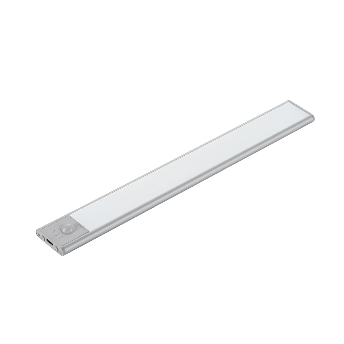 Tecnolite - Lámpara Regleta LED 2.5 W Magnética Recargable 50 cm, Luz Blanca Ajustable, Sensor de Movimiento, Atenuable