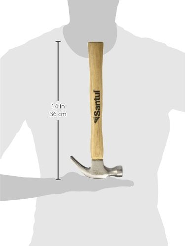 Santul 7047 Martillo, 16 Oz, Uña Curva, Mango de Madera