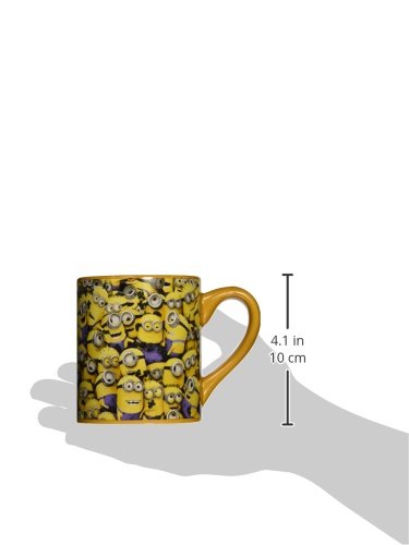 Silver Buffalo DM0132 Taza de cerámica, diseño de Minions de Gru, villano favorito de 14 onzas