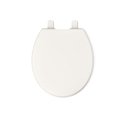 Kohler K-20111-96 Brevia - Asiento de inodoro redondo con parachoques apretado, asiento de cierre silencioso, herrajes de fijación rápida, galleta
