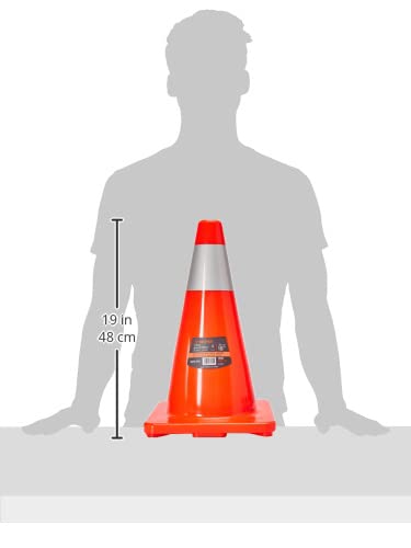 Truper CONO-45R, Cono de precaución, 45 cm con reflejante
