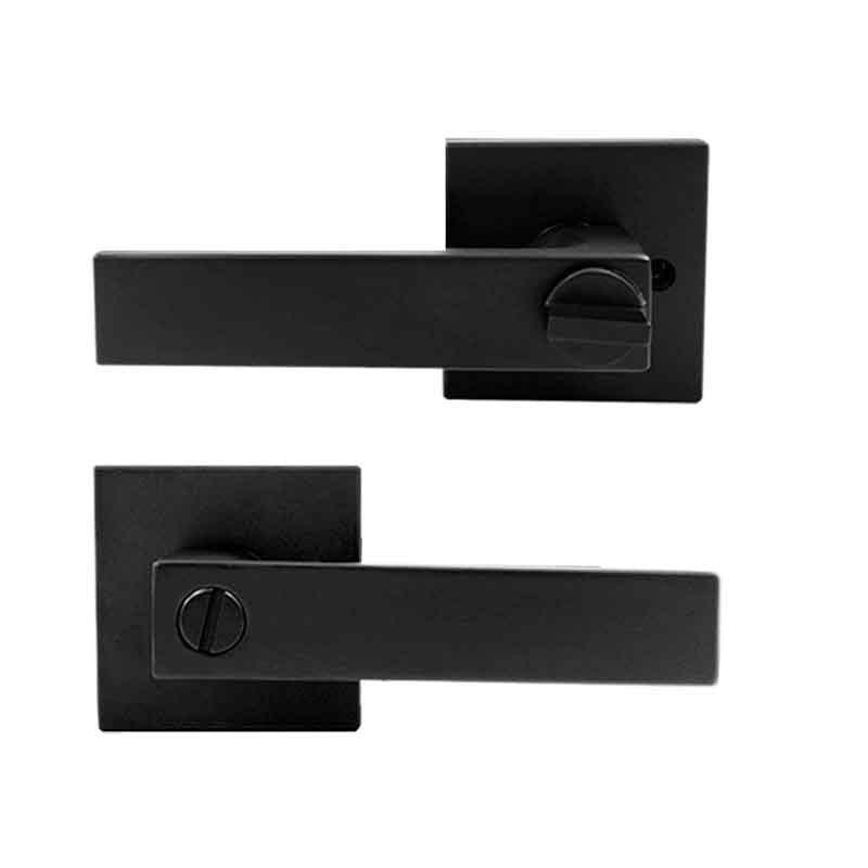 Yale Cerrojo manija premium de alta seguridad, para baño, linea castelli, color negro