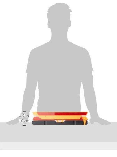 Truper TRISE-435, Triángulo de segurida, plegable, de plástico, 43.5 cm