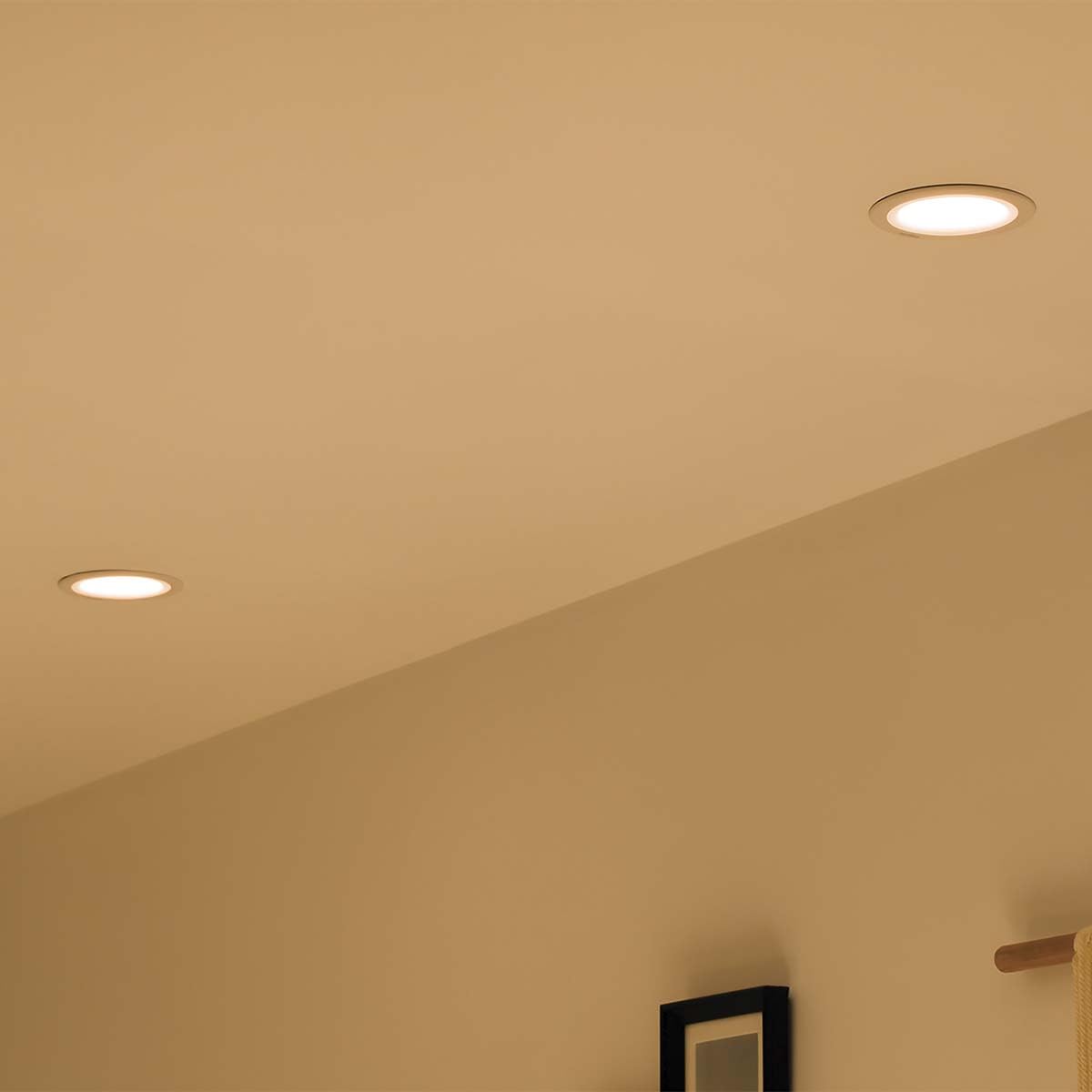 Philips LED Empotrado redondo External slim 12 watts luz natural fría