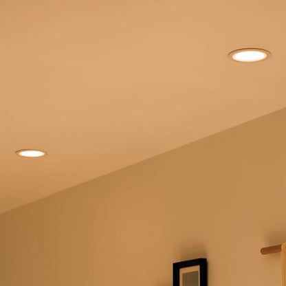 Philips LED Empotrado redondo External slim 12 watts luz natural fría