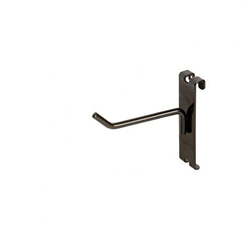 NAHANCO GWH4B Gwh4 4" Black Gridwall Hooks (Pack of 12) - 4 pulgadas