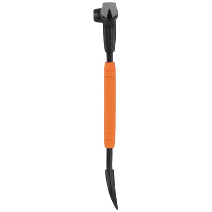 Klein Tools 66091 - Extractor de uñas con hoyuelos integrado, barra de palanca de patas de acero al carbono de alta resistencia, 8 pulgadas