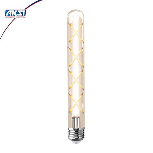 FOCO LED - AKSI - VINTAGE, Ampolleta "X4", Consume 8W, DIMEABLE, E27 - led solar lampara exterior jardín focos techo luces luz foco de plafón pared solares iluminación lámparas piscina sensor acuario cocina aplique placas bombillas maceta piedras plafones