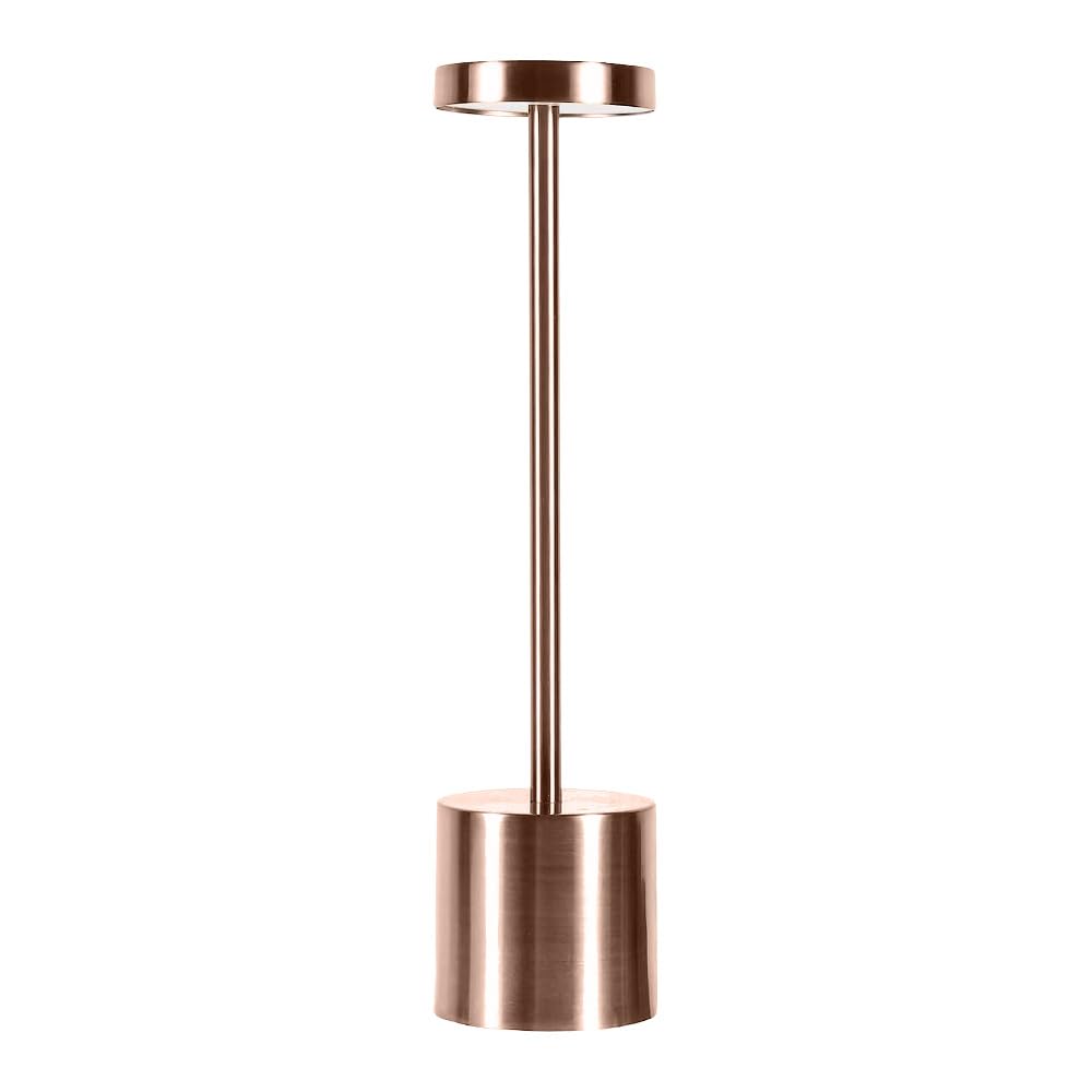 Tecnolite - Lámpara de Mesa LED 3 W Portátil, Recargable, Luz Blanca Ajustable y Atenuable Táctil, Lámpara Interior para Restaurante