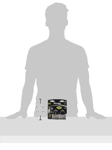 Master Lock 5SST - Candado de acero inoxidable con llave, 2 unidades