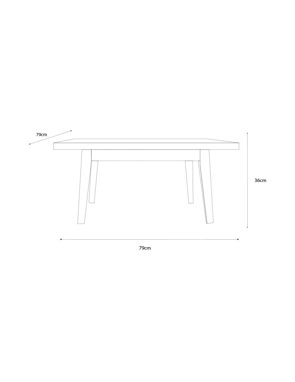 Sochic Mesa de Centro Rectangular Negro y Nogal con Tablero de Madera Procesada y Patas de Madera de Pino Maciza.