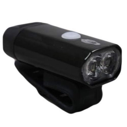 Benotto Luz Delantera USB | 300 Lúmenes (3.7V) | 8 Funciones de Iluminación | Recargable | Ideal para Ciclismo Urbano | Color Negro JY-70664