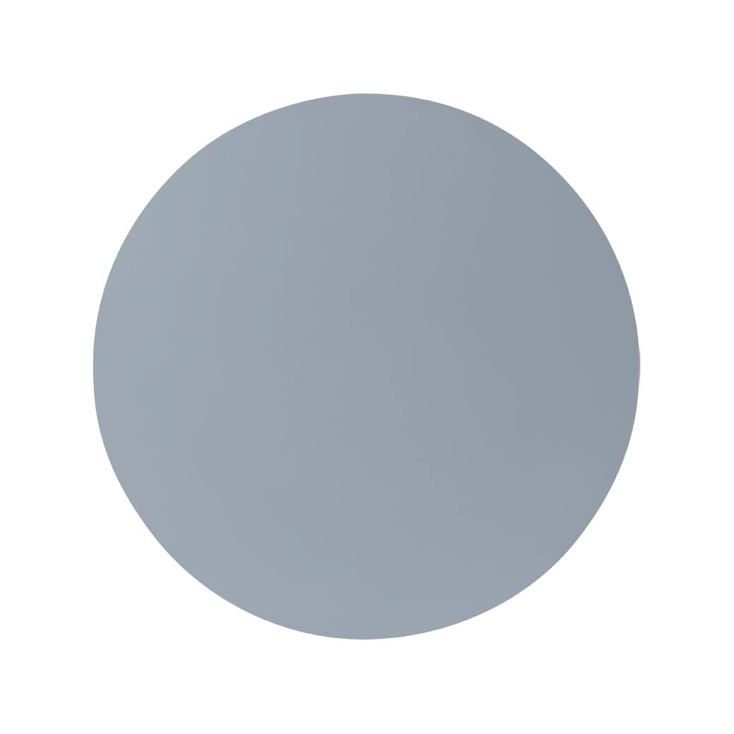 DUDUK Mesa Circular para niños y niñas acabada Mate | 7 Colores Modernos (Azul)