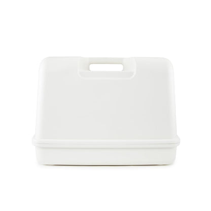SINGER Funda de transporte rígida universal, color blanco, resistente a los impactos, se adapta a la mayoría de máquinas de coser portátiles de brazo libre, costura fácil