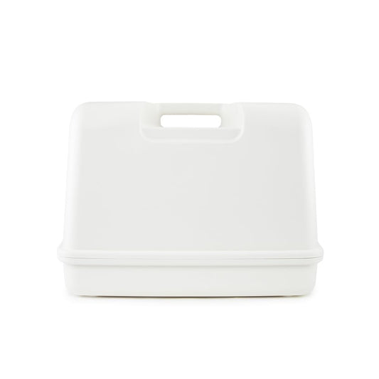 SINGER Funda de transporte rígida universal, color blanco, resistente a los impactos, se adapta a la mayoría de máquinas de coser portátiles de brazo libre, costura fácil