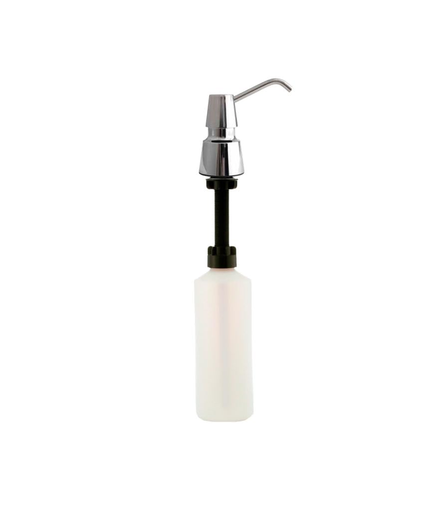 BOBRICK 823 Dispensador Manual de jabón de Espuma de Relleno Superior, Boquilla de 4 Pulgadas, Capacidad de 33 onzas líquidas