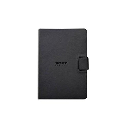Port 201339 Muskoka 360 Funda Universal Rotatoria para Tablet, Black, Color Negro