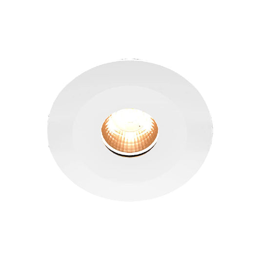 Tecnolite Lámpara Downlight LED Empotrable 9 W, Luz Suave Cálida, A Prueba de Vapor, LED integrado