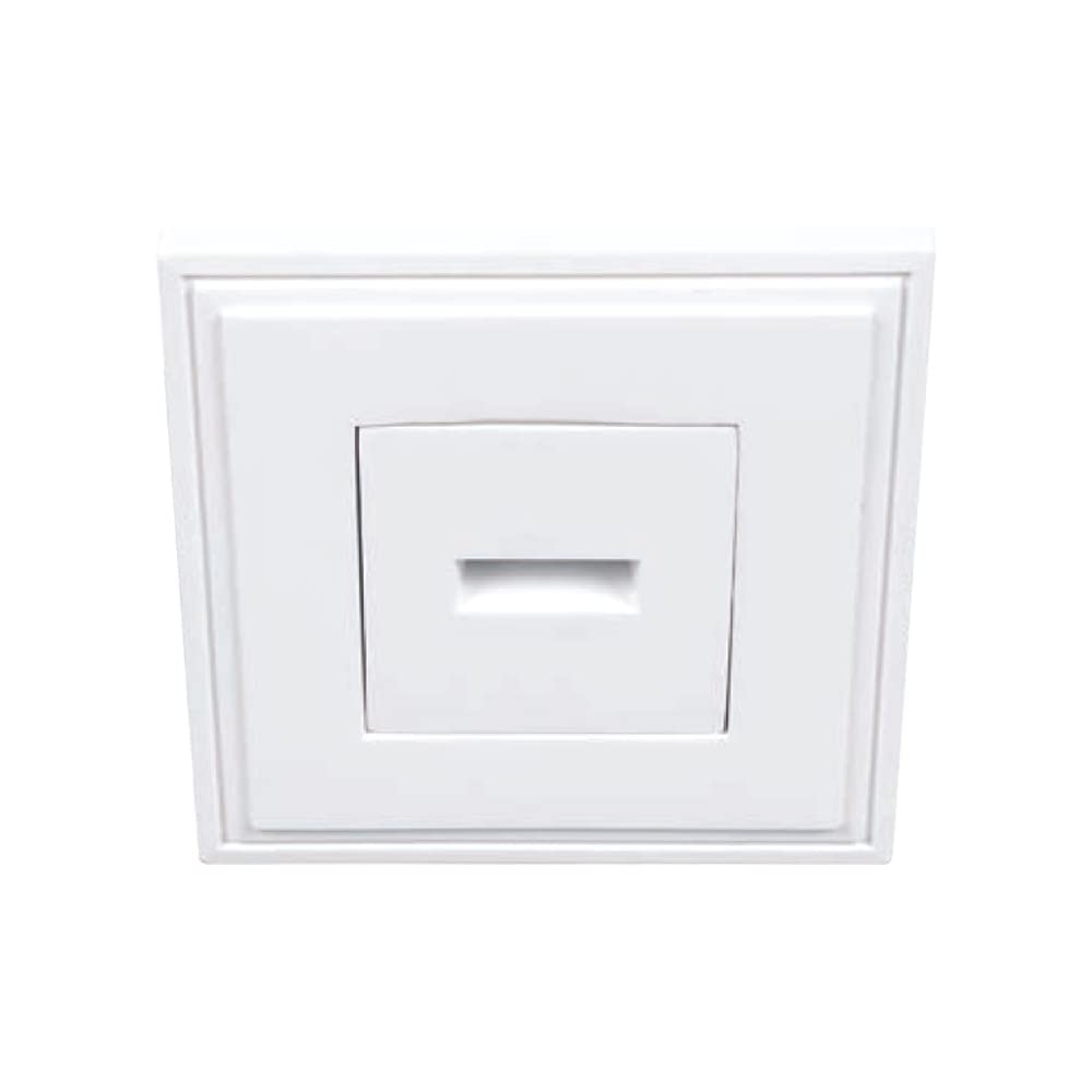 Tecnolite Lámpara Downlight LED Empotrable de Yeso, Sin Marco, 1 W, Luz Suave Cálida, LED integrado