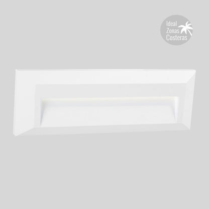 Tecnolite - Lámpara de exterior LED para sobreponer, 1.5 W, Luz blanca neutra, ideal zona costera