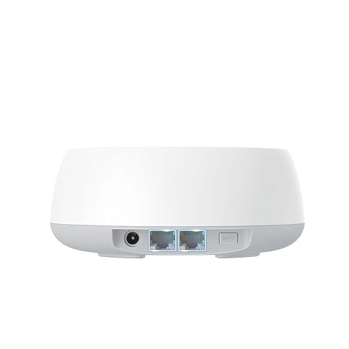 TP-Link Deco BE22(1-Pack) Router Mesh WiFi7 BE3600 Cobertura 230m² - Doble Banda 3.6 Gbps - 2 Puertos Gigabit - Roaming IA para Moverte Sin Perder Conexión - App Deco - Conecta 150 Dispositivos