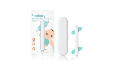 Frida Baby, Limpiador 3 en 1 para Nariz, Uñas y Orejas de Bebés, 1 pza