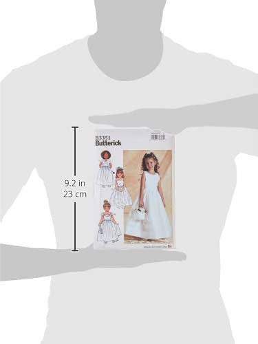 BUTTERICK PATTERNS B3351 Chaqueta y Vestido para niños/niñas, Talla 36-38