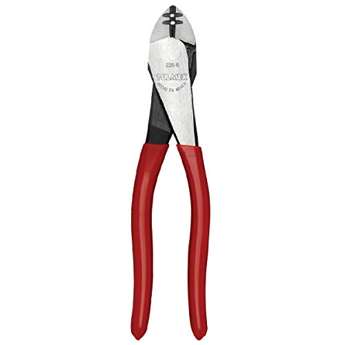 TULMEX D226-8 | Pinza Corte Diagonal Alta Palanca 8" | Pela Alambres