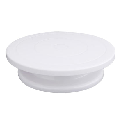 Aleissi Base Giratoria para Decoración de Pasteles, 360°, Resistente hasta 5 kg - Blanco