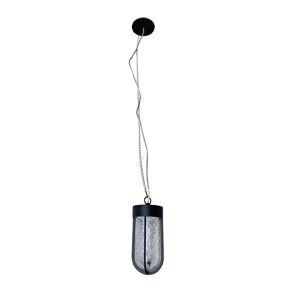 Tecnolite Lámpara Colgante LED Exterior 1.42 m de Altura, 15 W, Luz Suave Cálida, IP54, No atenuable, LED integrado