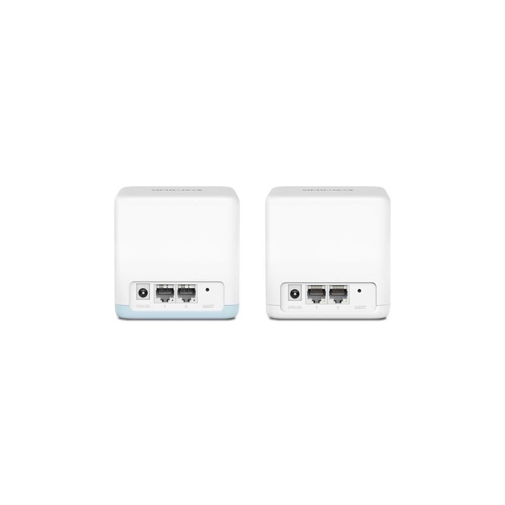 TP-Link MERCUSYS Halo Mesh, Sistema WiFi Mesh para tu hogar, Doble Banda AC1200, 2 Puertos Gigabit, Cobertura de hasta 3,500 Pies Cuadrados y Más de 100 Dispositivos. Halo H32G (2-Pack)