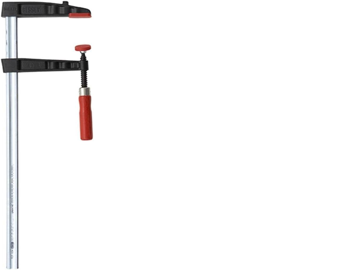 BESSEY TG7.016+2K Abrazadera, carpintería, estilo F, mango 2K, almohadillas para orejas reemplazables, 7 pulgadas x 16 pulgadas, 1220 libras