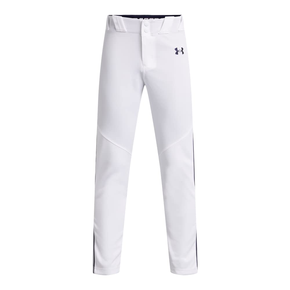 Under Armour Pantalón de Béisbol Utilitario para Niño - (102) Blanco - Midnight Navy - Midnight Navy - CH