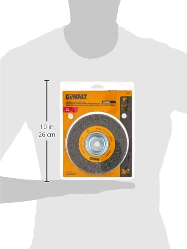 Dewalt DW4905 Rueda de Alambre para Cepillado 6",5/8-1/2 Flecha, Ancho 1