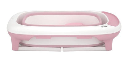 D´BEBÉ - Bañera Bubbles - Bañera Antideslizante Plegable - Bañera con 2 niveles de llenado - Para Bebés Recién Nacidos hasta los 6 Años de Edad - Color Rosa