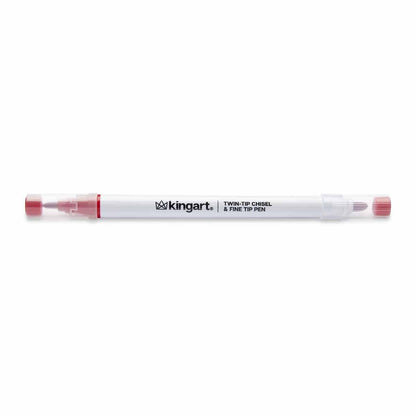 KINGART - Marcadores de doble punta para cincel y fino, 36 piezas (408-36)