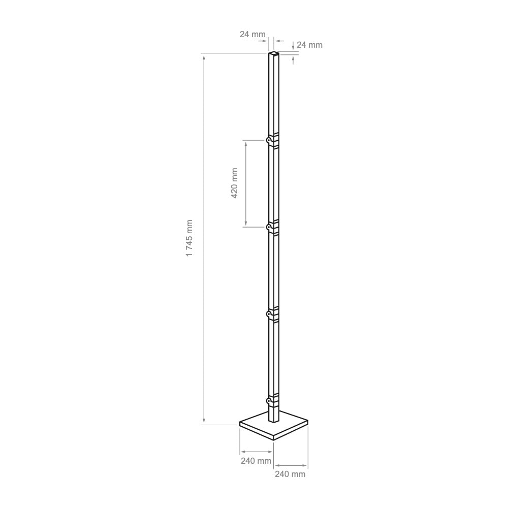 Tecnolite Connect - Lámpara de Pie/Pared Plegable Inteligente WiFi 22 W, Luz RGB + Blanca, Personalizable, Detección de sonido, Compatible con App móvil, Alexa, Google y Siri, Lámpara Interior