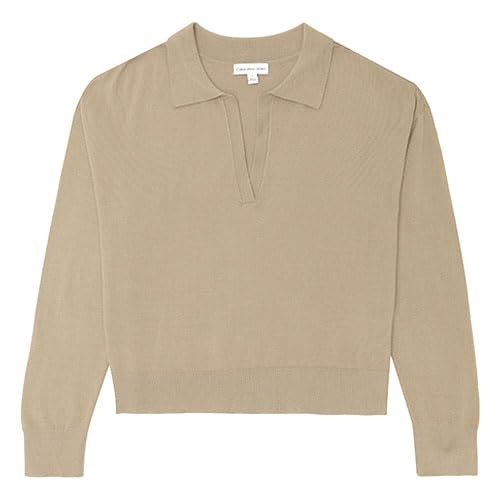 Calvin Klein Playera Polo Manga Corta Mujer - G - Verde