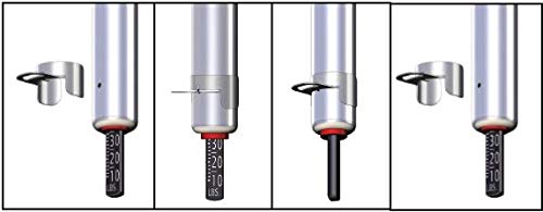 Milton S-976C Medidor Presión Neumáticos Calibrable Portabrocas Doble Cabeza 10-160 PSI Plateado