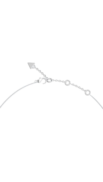 GUESS Collar para Mujer L.O.V.E. color Plata