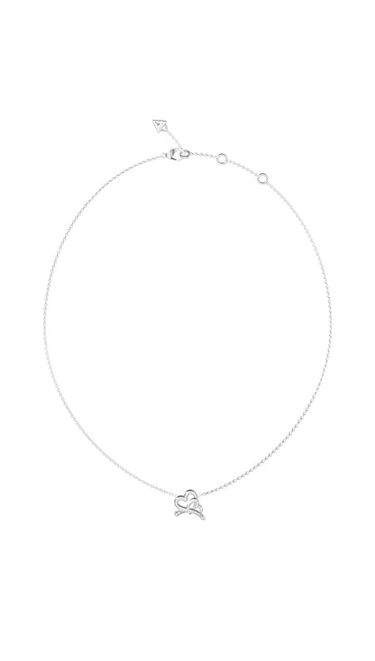 GUESS Collar para Mujer LOVE BITES color Plata