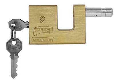 Candado Cortina Extra Seguridad Laton Phillips Mod 9