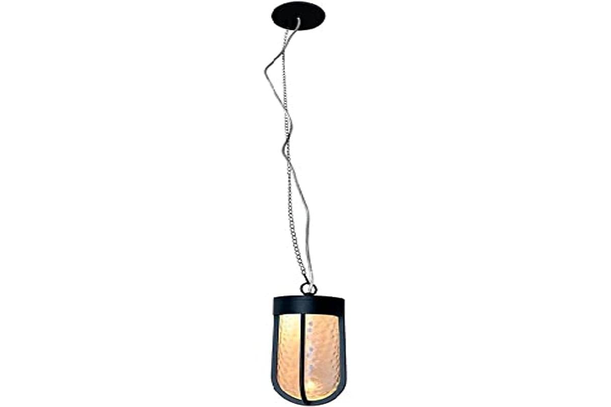 Tecnolite Lámpara Colgante LED Exterior 1.42 m de Altura, 15 W, Luz Suave Cálida, IP54, No atenuable, LED integrado