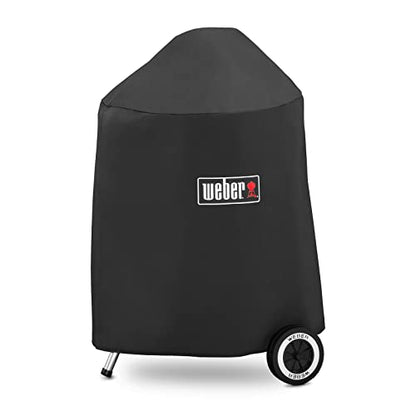 Funda Impermeable Weber para Asador Compact 18" - Protector Resistente BBQ | 82,6 cm x 55,1 cm, 18 pulgadas, poliéster 100%, correas de velcro