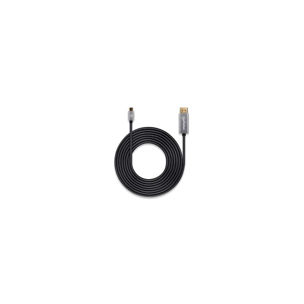 CABLE USB C A DISPLAYPORT M-M 3 MTS 8K60HZ MANHATTAN 354851