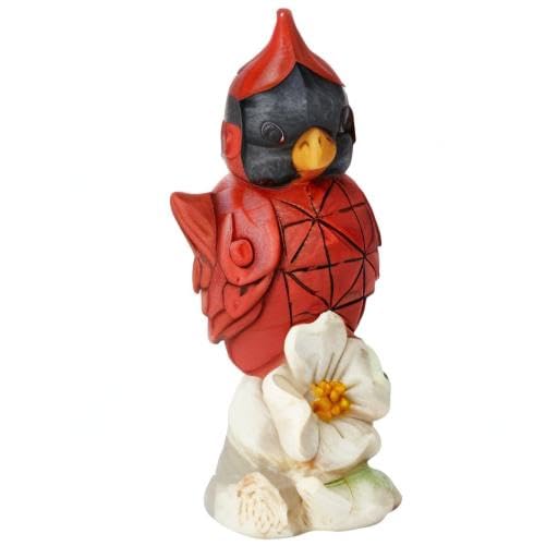Enesco Jim Shore Heartwood Creek Cardinal Figura en Miniatura, 3.35 Pulgadas, Multicolor