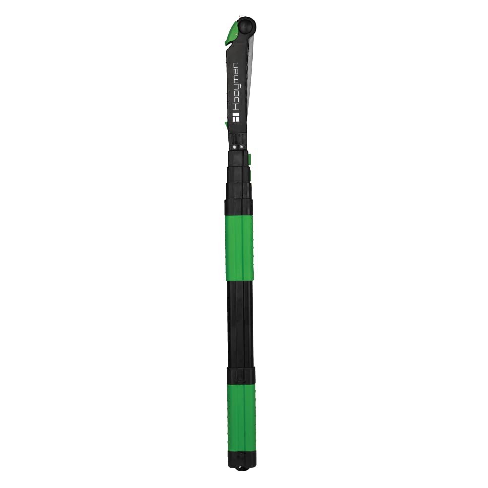 Hooyman Sierra extensible para árbol con cordón de muñeca y correa para cortar la caza y acampar