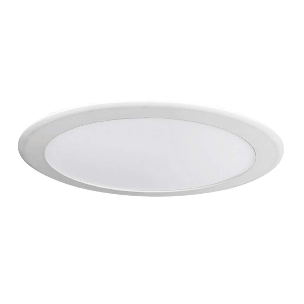 Tecnolite - Lampara Empotrable en Techo, Color Blanco, Luz blanca neutra, 9W